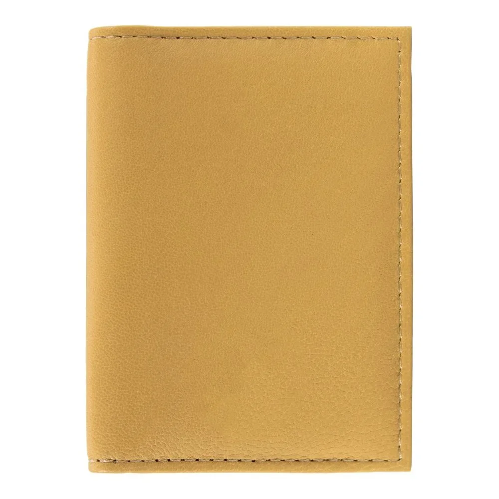 Genuine Leather ID Holder, Credit Card Case Bifold Men Crad Holder